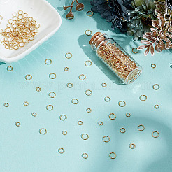 450Pcs 3 Style 304 Stainless Steel Split Rings&nbsp;STAS-ME0002-60