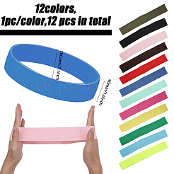 12Pcs 12 Colors Rubber String Hat Band&nbsp;FIND-CA0008-47