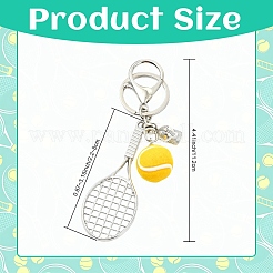 Alloy & Cloth Fabric Pendant Keychains&nbsp;KEYC-YW00298