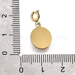 304 Stainless Steel Pave Natural Carnelian(Dyed & Heated) Faceted Oval Pendant Decoration&nbsp;STAS-H202-17G