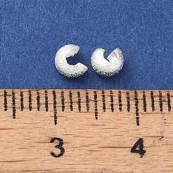 Brass Crimp Beads Covers&nbsp;FIND-Z039-07A-S