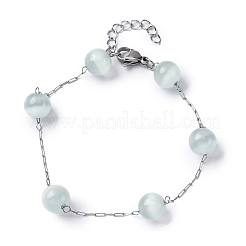 304 Stainless Steel Cable Chain Bracelets&nbsp;BJEW-C094-01P-05