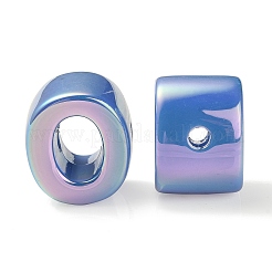 UV Plating Rainbow Iridescent Acrylic Beads&nbsp;OACR-C012-01C-1