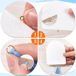 1 Set Felt Heat Tranfer Printing Scented Pieces Set&nbsp;DIY-SP0002-30