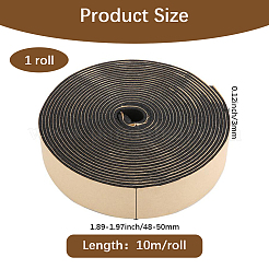 10M Rock Wool Roof Insulating  Self-adhesive Sealing Strip&nbsp;DIY-GF0014-35