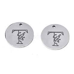 Non-Tarnish 304 Stainless Steel Charms&nbsp;STAS-T059-26P-T