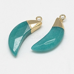 Natural White Jade Pendants&nbsp;G-Q494-80E