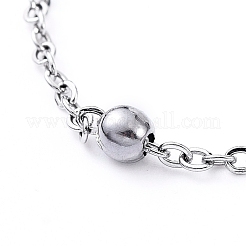 304 Stainless Steel Cable Chain Necklaces&nbsp;NJEW-JN02787