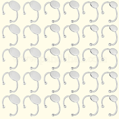 30Pcs 3 Styles Adjustable 304 Stainless Steel Finger Rings Components&nbsp;STAS-BBC0007-95P