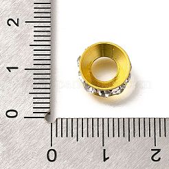 Brass Rhinestone Spacer Beads&nbsp;KK-M313-44B-12