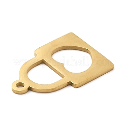 PVD Vacuum Plating 304 Stainless Steel Pendants&nbsp;STAS-WH0016-05-G02