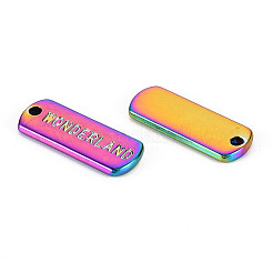 Rainbow Color Alloy Charms&nbsp;PALLOY-S180-252-NR