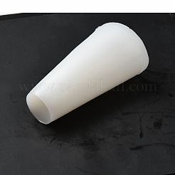 3dクリスマスツリーDIYキャンドルシリコンモールド  クリスマスツリーの香りのキャンドル作りに  ホワイト  7.5x14.2cm  内径：6.5x13.1のCM&nbsp;CAND-B002-02B