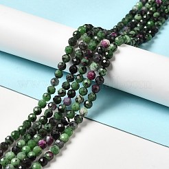 Natural Ruby in Zoisite Beads Strands&nbsp;G-I341-13B