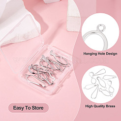 8Pcs 4 Styles Brass Ice Pick Pinch Bails&nbsp;KK-TA0002-48