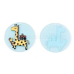 Translucent Cellulose Acetate(Resin) Pendants&nbsp;KY-T040-22