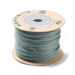 ポリエステルツイストコード  ラウンド  DIYのジュエリーには  士官候補生ブルー  1mm  約49.21ヤード（45m）/ロール&nbsp;OCOR-G015-01A-38