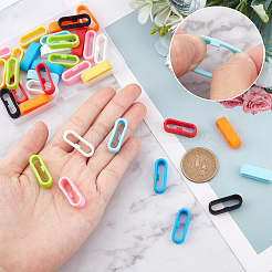 36Pcs 9 Colors Silicone Replacement Watch Band Strap Loops&nbsp;SIL-GF0001-10