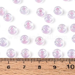 FGB Inside Colours Transparent Glass Seed Beads&nbsp;SEED-T009-01F