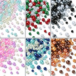 50g ABSプラスチック模造真珠ビーズ  ラウンド  ダークターコイズ  6~10x5~9mm  穴：1.8~2.5mm&nbsp;KY-YW0002-01C
