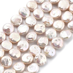 Natural Baroque Keshi Pearl Beads Strands&nbsp;PEAR-B004-16D-03A
