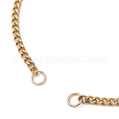 2.5MM 304 Stainless Steel Curb Chain Slider Bracelet Making&nbsp;AJEW-JB01454