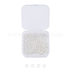 鉄オープン丸カン  ラウンド  銀  21ゲージ  6x0.7mm  内径：5mm  約400個/箱&nbsp;IFIN-YW0001-08S