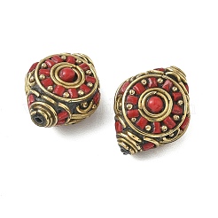 Handmade Tibetan Style Beads&nbsp;KK-Z157-01AG-01