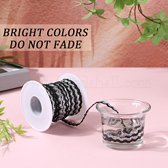 1Pc Sparkle Wavy Polyester Ribbons&nbsp;OCOR-GF0002-99E