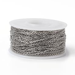 Tarnish Resistant 304 Stainless Steel Cable Chains&nbsp;CHS-H009-02P