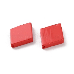 トロキッド貝ペンダント  ポーカーチャーム  スプレー塗装  菱形  17.5~18x13.5~14x2.5~3mm  穴：0.8~0.9mm&nbsp;SSHEL-B002-05C