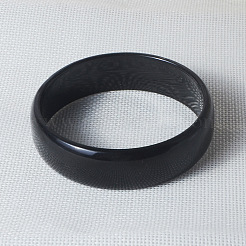 女性用プラスチックバングル  ブラック  内径：2-1/2インチ（6.2cm）&nbsp;FS-WG523B9-02