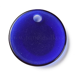 Blue Evil Eye Resin Pendants&nbsp;CRES-D012-01C