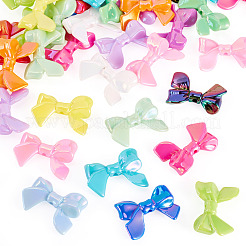 60Pcs 15 Colors AB Color Plated Acrylic Beads&nbsp;CRES-TA0001-56