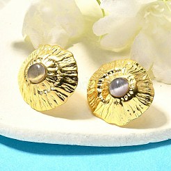 304 Stainless Steel Plastic Stud Earrings&nbsp;EJEW-M070-02