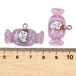 Halloween Translucent Resin Pendants&nbsp;RESI-XCP0002-35