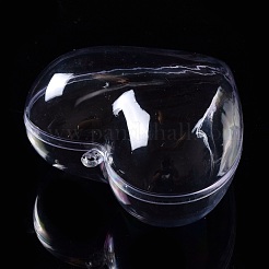 Openable Transparent Plastic Pendants&nbsp;CON-K007-01C