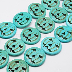 Synthetic Turquoise Beads Strands&nbsp;TURQ-G115-15mm-07