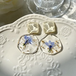 Acrylic Stud Dangle Earrings&nbsp;WGD713B-01