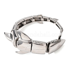 304 Stainless Steel Link Chain Bracelets for Women Men&nbsp;BJEW-P386-08P