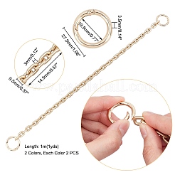 Handmade Spray Painted CCB Cable Chains&nbsp;AJEW-PH0001-17