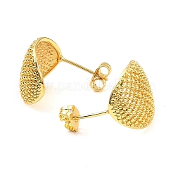 Brass Stud Earrings&nbsp;EJEW-K254-02G