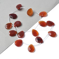 Natural Red Agate(Dyed & Heated) Beads Strands&nbsp;G-A259-A01-01