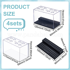 Plastic Minifigures Display Case&nbsp;AJEW-WH0561-29