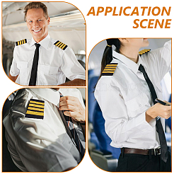 Silk Aviation Epaulette&nbsp;AJEW-CY0002-53B