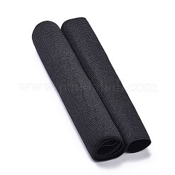 平らな弾性ゴムバンド  ウェビング衣類縫製アクセサリー  ブラック  5-7/8インチ（150mm）&nbsp;SRIB-XCP0001-08
