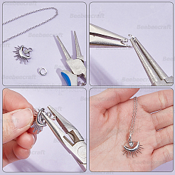 真鍮ツイスタークラスプ30色2個  リング  ゴールデン＆シルバー  5.5x1mm  穴：3mm  15個/カラー&nbsp;KK-BBC0025-23A