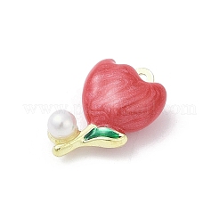 Alloy Enamel Pendants&nbsp;PALLOY-R151-45G-05