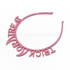 プラスチックヘアバンド  トリック・オア・トリート  ハロウィン  ミックスカラー  115~120mm&nbsp;OHAR-T003-15