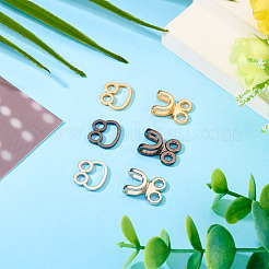 15Sets 3 Colors Alloy Waist Extender Hooks & Eyes Clasps&nbsp;DIY-TA0012-28